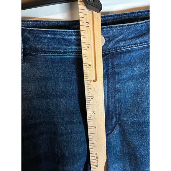 J. Jill Denim Authentic Fit Slim Ankle Jeans Size 14 Mid Rise Blue Jeans Pants - Picture 6 of 6
